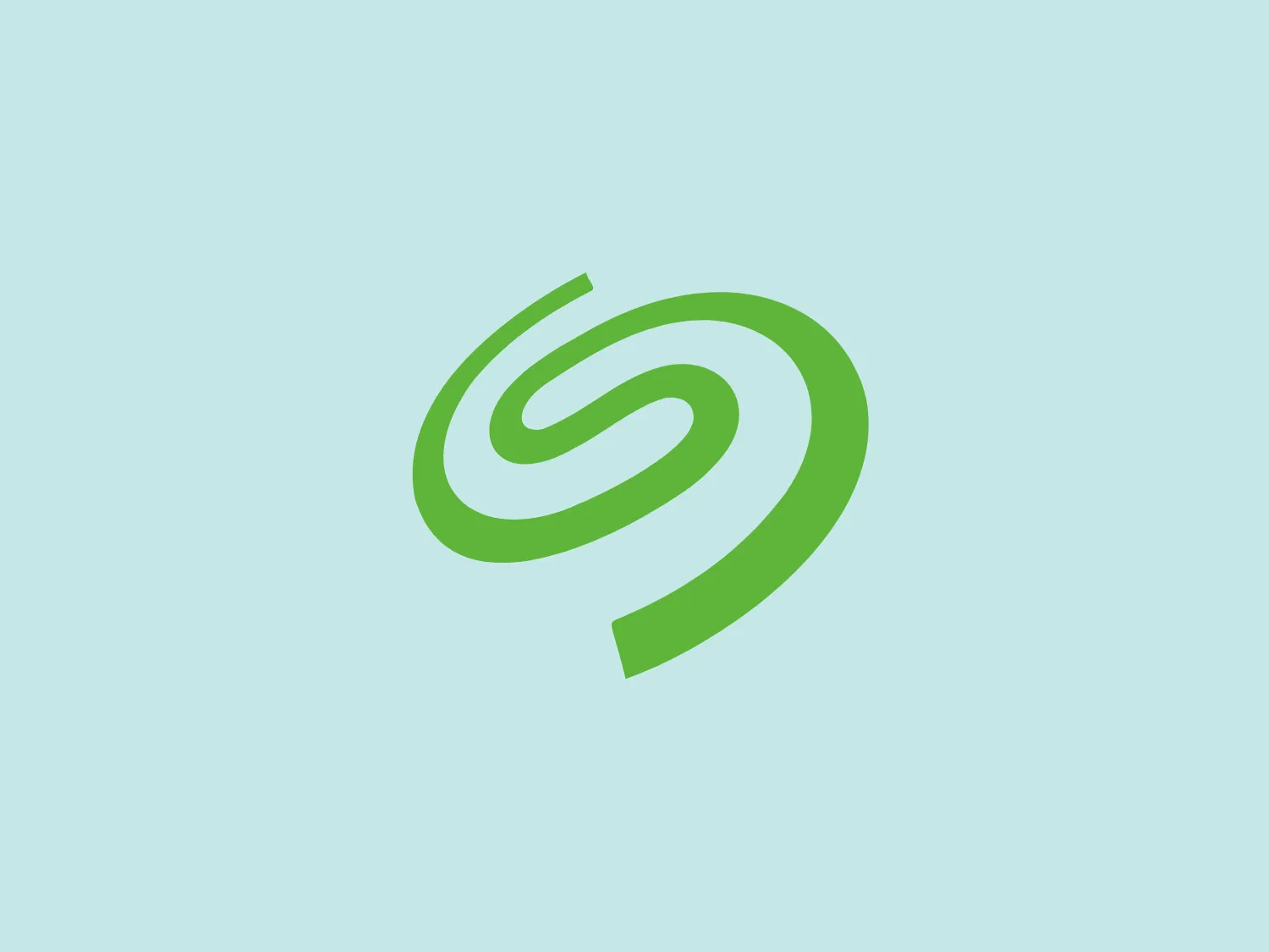 The Seagate logo features an abstract design with a fluid, ribbon-like shape that forms a stylized letter "S". It is composed of two overlapping trails that create a sense of motion and continuity. The color of the logo is a vibrant shade of green, which gives it a fresh and energetic feel. The design is sleek, modern and would suit a dynamic brand or company that values innovation and progress.