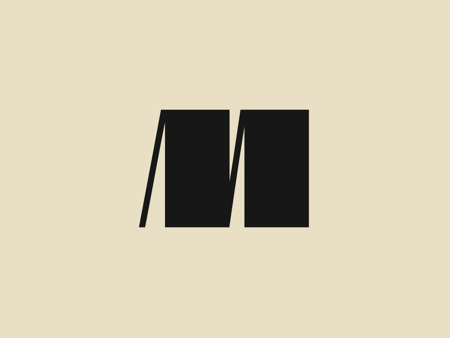 The Manning logo presents a stylized letter "M" with a minimalist and modern design. It consists of two geometric shapes resembling blocks or bars that are black in color, with the left bar leaning to the right at a sharp angle. The intersection of the two bars creates a negative space that forms the central part of the letter "M". The simplicity of the design, with its clean lines and absence of additional embellishments, gives it a strong and easily recognizable appearance. Based on the design's characteristics, a background that would complement without overwhelming it would be a muted tone.