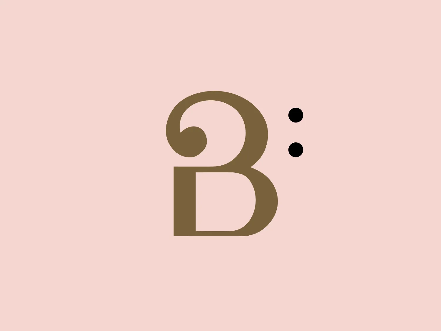 The Bradfield logo features a stylized lowercase "b" that combines modern simplicity with a classic feel. The main body of the "b" is bold and rounded, giving it a friendly and approachable look, while the small swirl that forms the upper loop adds an elegant touch. Two small filled circles, staggered in size and placement, appear to the right of the "b," possibly representing accentuation or abstraction of the letter itself. The color of the logo is a solid, muted gold, which conveys a sense of sophistication and quality. Considering the warm tones of the Bradfield logo, a background that complements it without causing a clash would be ideal.
