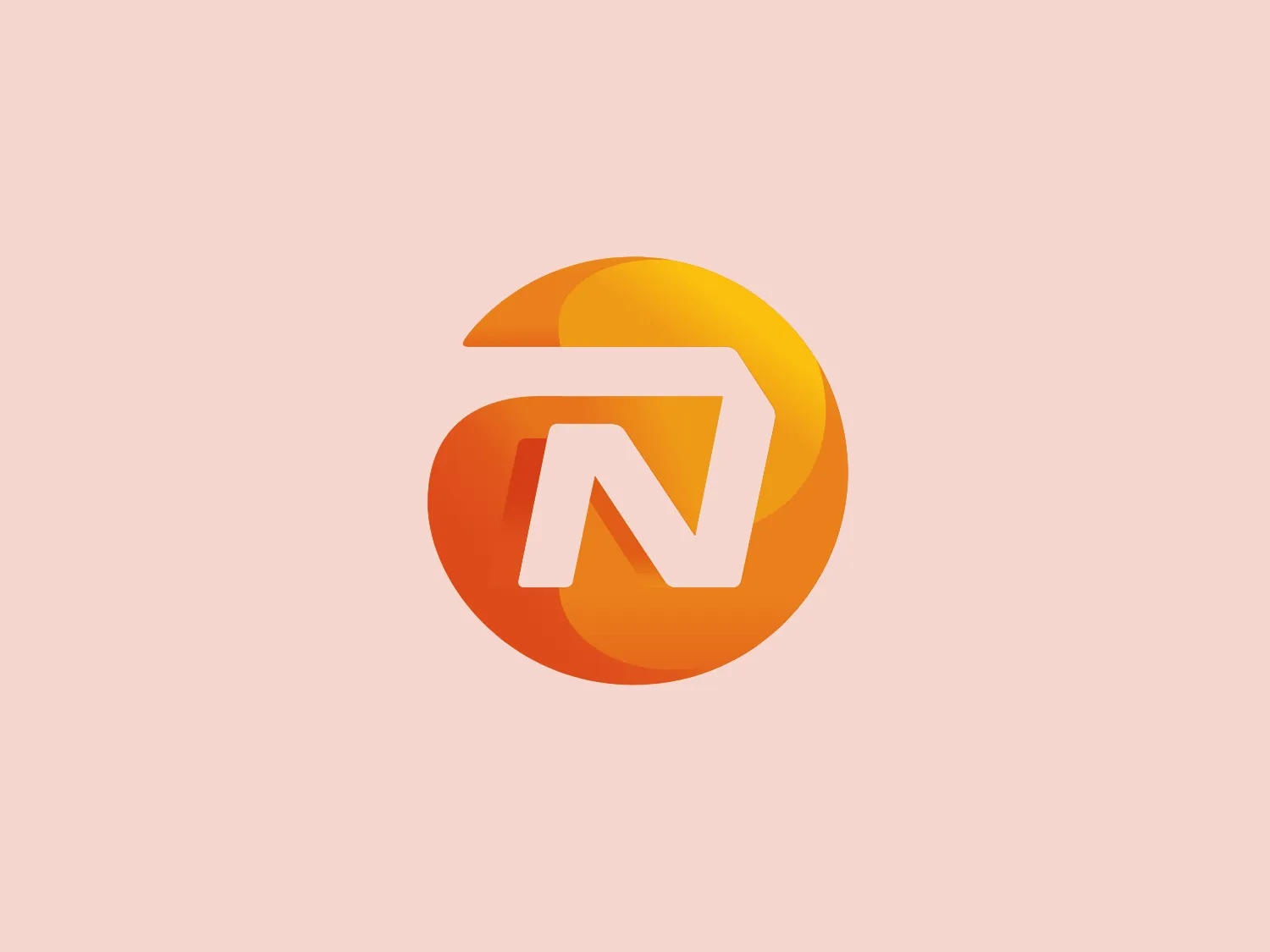 The Nationale Nederlanden logo exhibits a modern and dynamic design, featuring a stylized letter "N" enclosed within a circular shape. The minimalist "N" showcases sharp angles and a bold presence, with a gradient color scheme transitioning from vibrant orange to deep yellow, evoking energy and innovation. The circular background lends a sense of inclusivity or a global perspective, while the clean lines and digital feel make it suitable for a brand associated with technology, creativity, or communication.