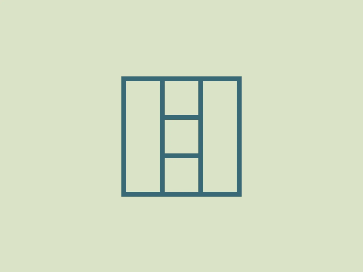 The Hamilton logo features a stylized representation of the letter "E" constructed from three vertical bars on the left and a grid of three squares in the middle, suggesting perhaps a digital or architectural element. The design is minimalistic and modern, with crisp, thin lines creating the shapes. The color of the lines is a light, soothing blue which gives it a professional and clean appearance. This logo's use of negative space and geometric forms promotes a sense of organization and efficiency.