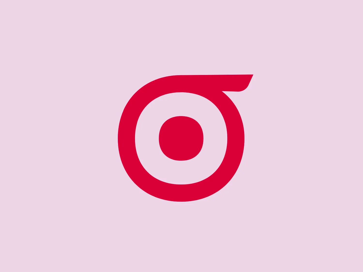 The ObjetRama logo showcases a contemporary design with concentric shapes. At its core is a striking red dot enclosed by a thicker red ring, and surrounded by a red spiral that starts slender and progressively widens as it wraps around the ring and dot, culminating in a stylized, pointed tip. Clever use of negative space enhances the minimalist aesthetic of the logo. The bold and energetic red color captures attention and exudes dynamism.