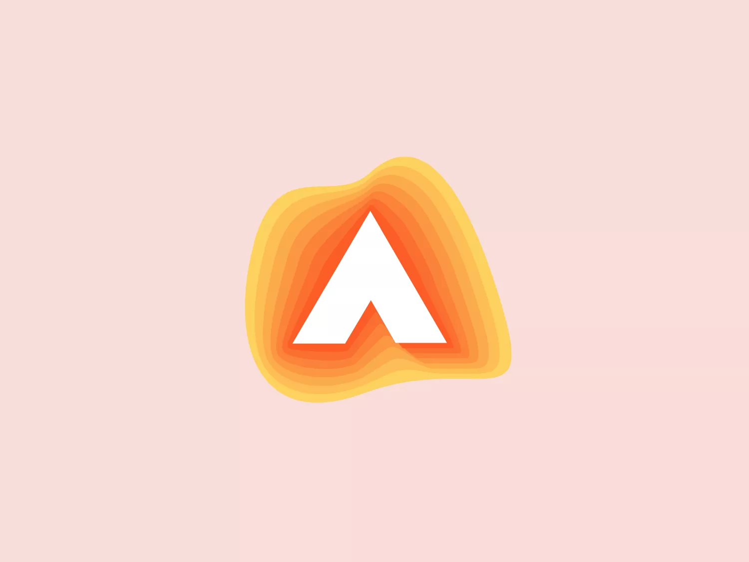 The Adaware logo features a modern, minimalistic design with a stylized letter 'A'. The 'A' is white with soft rounded corners, giving it a smooth, approachable feel. It sits atop a gradient background that flows from a bright orange at the top to a lighter, warm yellow at the bottom, reminiscent of a sunset or the soft glow of a flame. The transition between colors is seamless and suggests energy and warmth. The overall design is abstract yet familiar, portraying a sense of innovation and friendliness.