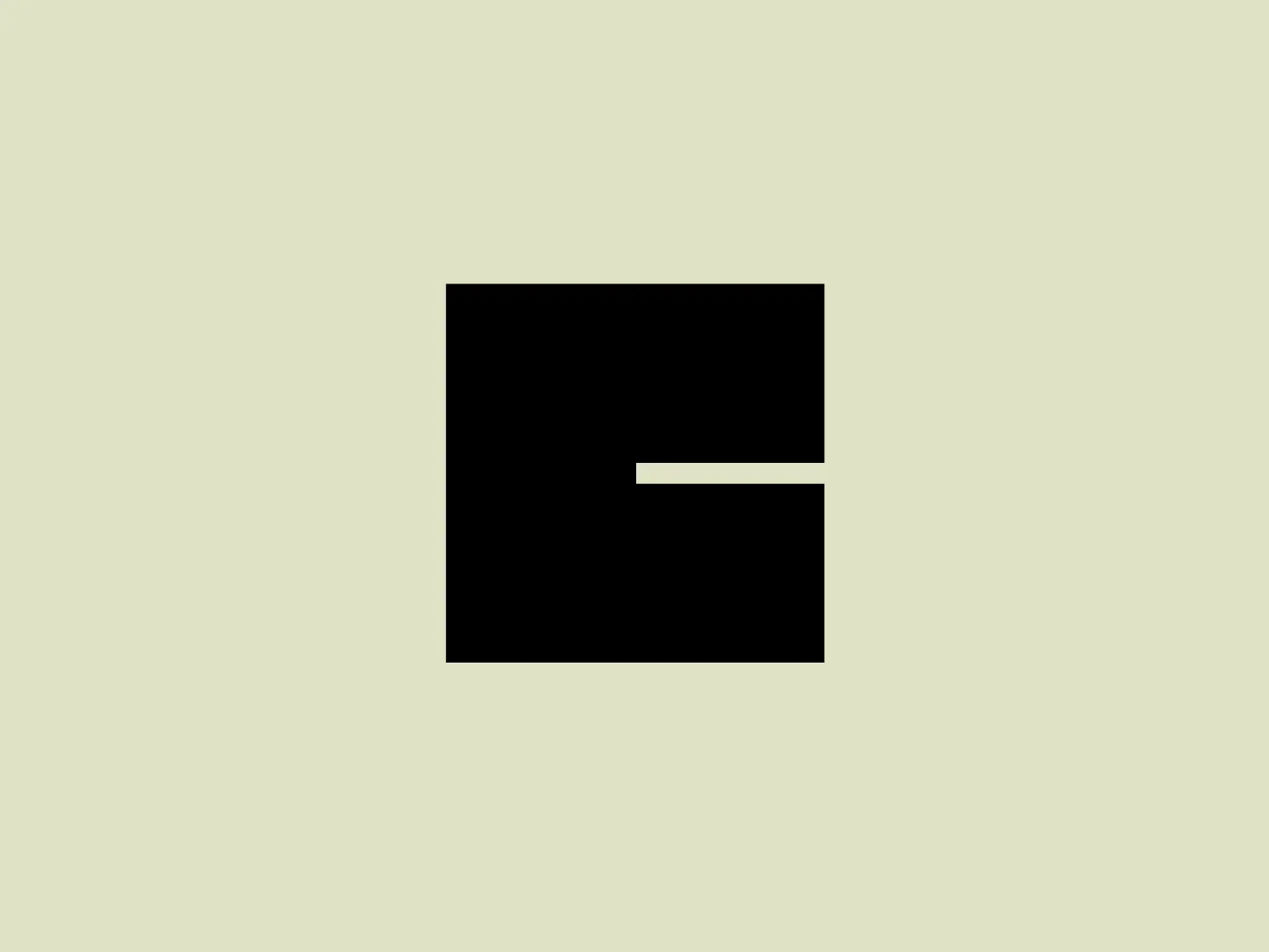 The Cemento logo consists of a minimalist design featuring a bold, black letter "E" that is missing its bottom horizontal line, resulting in an abstract representation of the letter. The design is simple, with sharp angles and a modern, clean aesthetic. The color scheme is monochromatic, utilizing only black against a transparent background, emphasizing the contrast and making the logo versatile for different backgrounds.