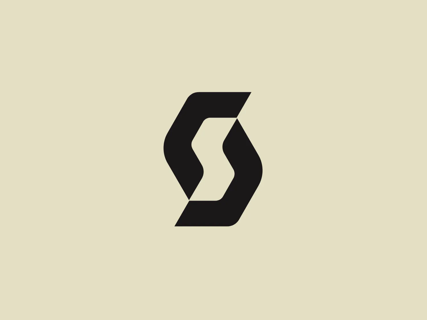 The Scott logo features a bold, abstract design with a modern and minimalist aesthetic. It appears to be made up of black geometric shapes forming an interconnected structure resembling a stylized, dynamic "S" shape. The simplicity of the logo suggests a professional and sleek brand identity.