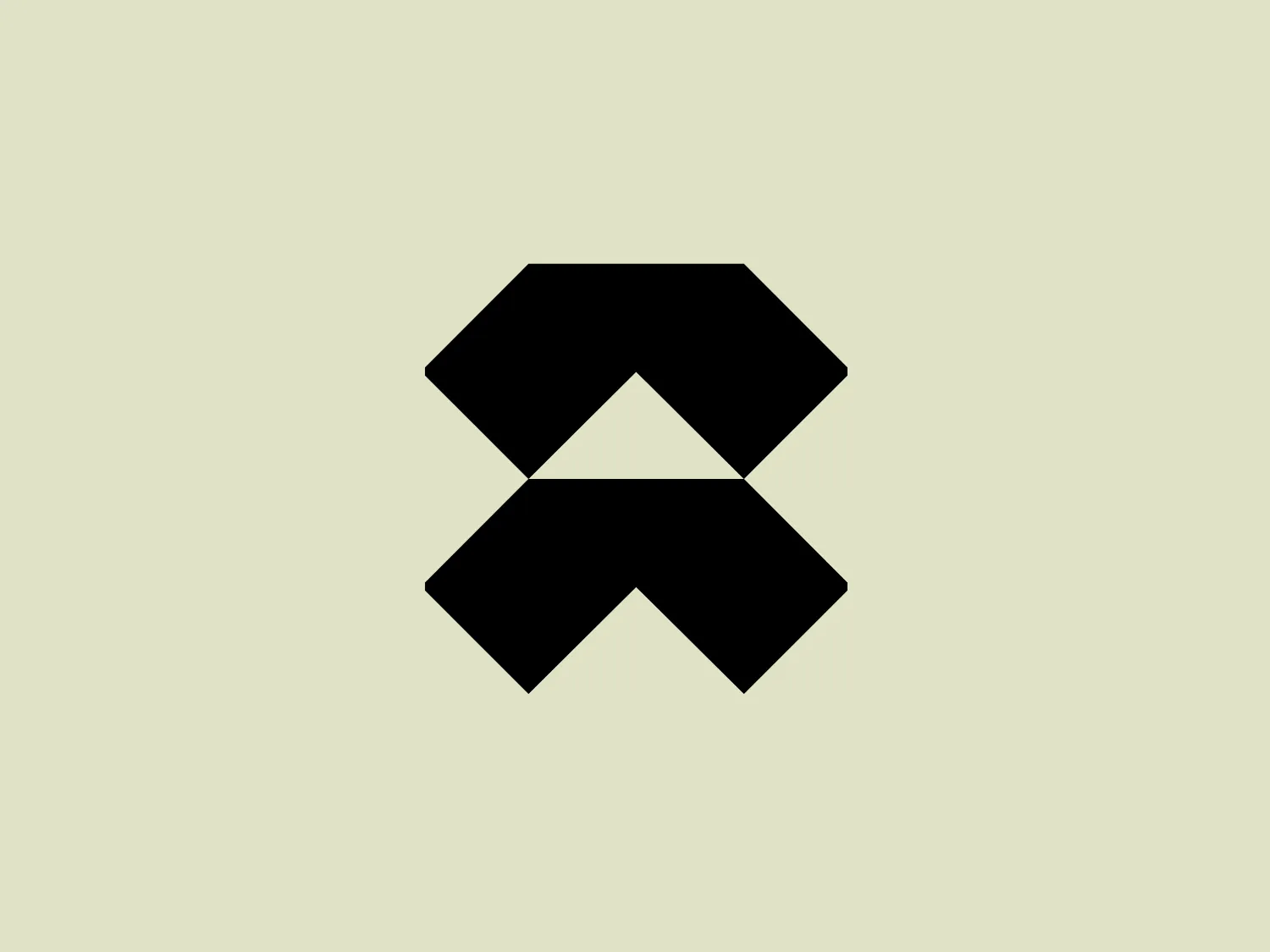 The Amplitel logo features an abstract, symmetrical design consisting of three black geometric shapes, resembling a stylized letter 'A.' Two slanted rectangles on top angle towards each other to meet at an imaginary horizontal line, with the lower portion forming an upside-down 'V' shape, completing the 'A' appearance. The design's modern and minimalist aesthetic is accentuated by its hard edges and boldness, while the monochromatic color scheme emphasizes a sleek and professional look.
