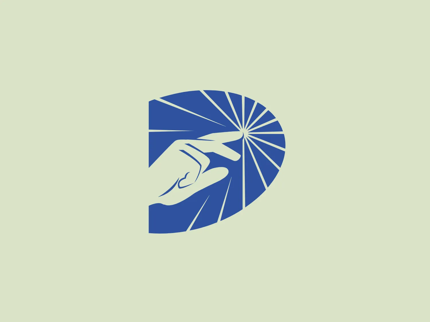 The Dominion logo features a stylized, abstract design with a circular motif that appears to be divided into segments, reminiscent of either a pie chart or the shutter of a camera. It uses varying shades of blue with negative space to create the illusion of a hand making a pointing gesture. The fingers are represented by white spaces that also form part of the segmented pattern. The design is simple yet conveys motion and direction, conveying perhaps the idea of selection or focus. Despite its simplicity, the Dominion logo has a dynamic quality due to the radiating lines that originate from the bottom left part of the circle, suggesting energy or activity.