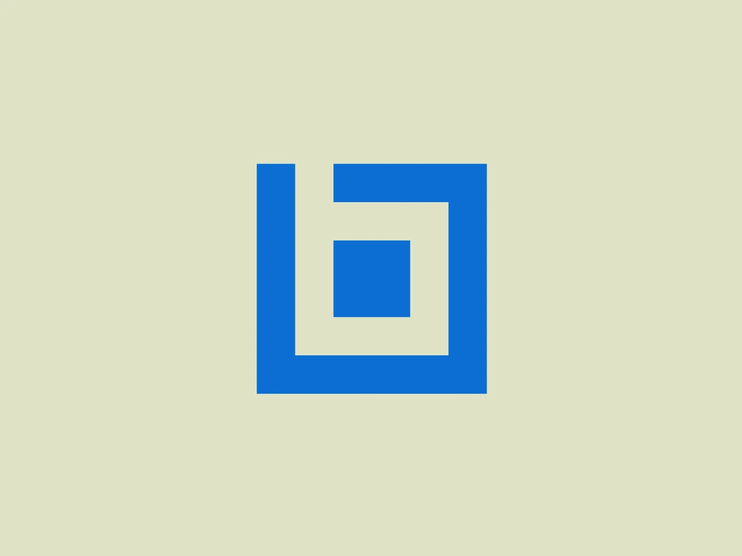 The Bluebeam logo features two concentric squares, with the inner square rotated to create an eight-pointed star effect. The design is simple yet modern, employing a bold blue color (#0047AB). The squares themselves have a thick border, and their alignment gives the illusion of depth, as if the inner square is nestled within the outer one. The use of negative space within the inner square makes the design appear dynamic and symbolizes expansion or growth. A light background would complement this logo well, providing contrast without overpowering the strong blue.