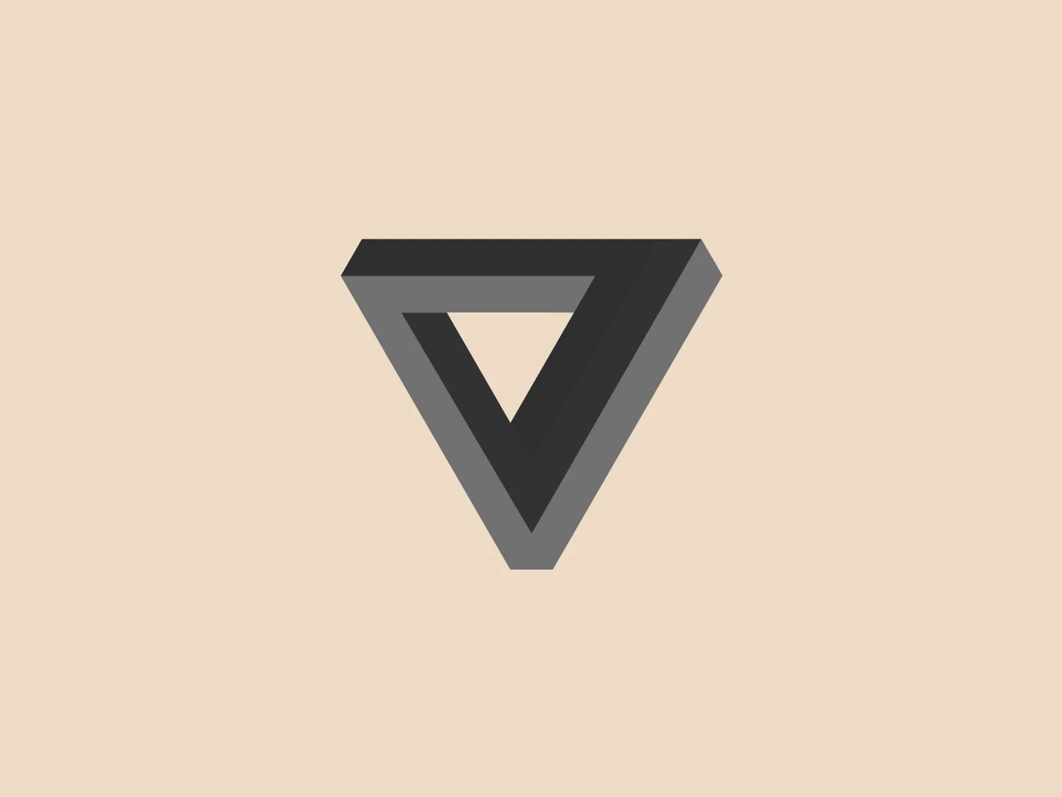 The Verge logo features a modern, geometric design that consists of a stylized, inverted triangle with layered elements. The primary shape is a solid white triangle, bordered on the top with a thin blue line. Inside it, there's another, smaller triangle outlined in a bold red, creating a three-dimensional effect. This central figure is overlaid on the white background, suggesting a sense of depth and innovation. Considering the colors and design within The Verge logo, a light and neutral background would complement it well, allowing the logo to stand out without any color distraction.