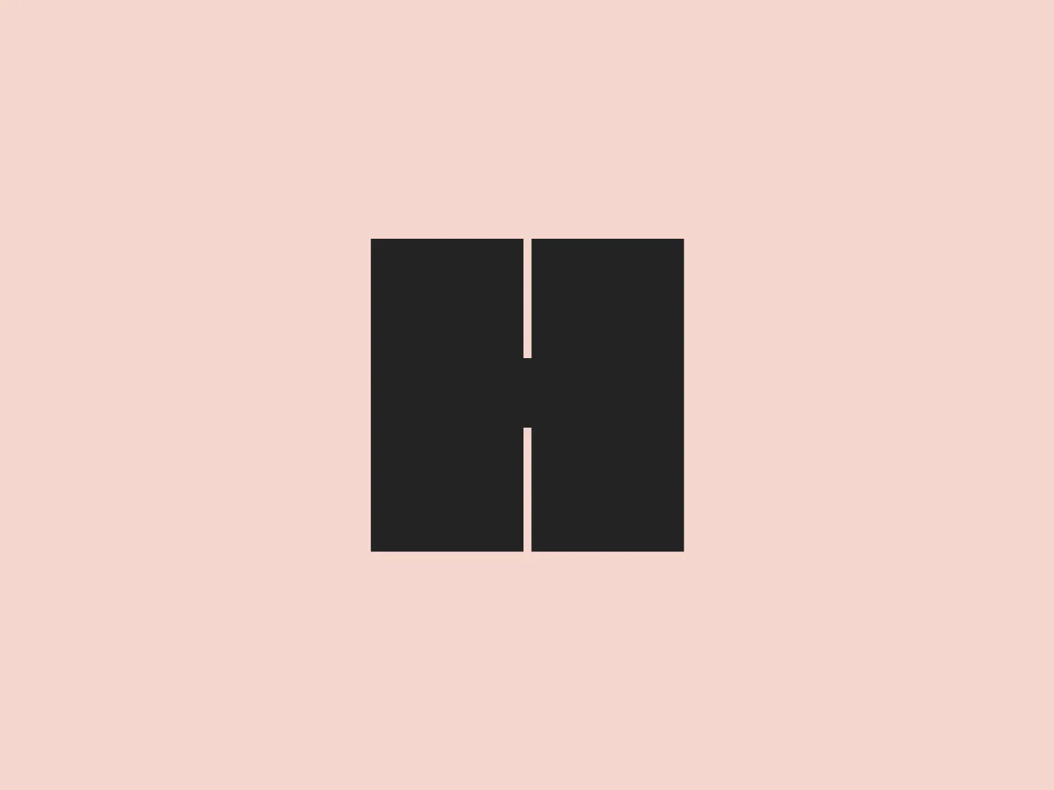 The Haliburton School of Art and Design logo showcases a vibrant red, bold, and stylized letter 'H' with a geometric design. It is minimalistic, modern, and easily scalable, communicating a contemporary brand identity that values clarity and impact.