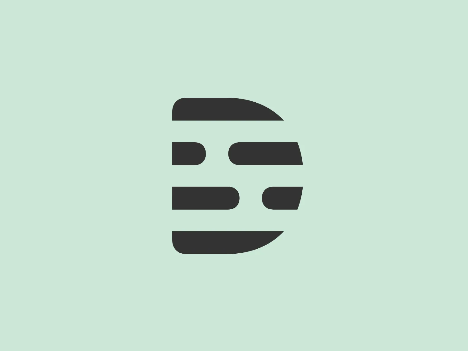 The Descript logo showcases a clean and modern design with abstract geometric shapes. The logo is composed of three bold blue horizontal stripes with rounded corners, creating a letter 'E' negative space effect. The stripes' alignment forms a dynamic shape, alluding to movement and efficiency. The vivid blue color exudes professionalism, making it ideal for a tech or digital company, emphasizing clarity and innovation.