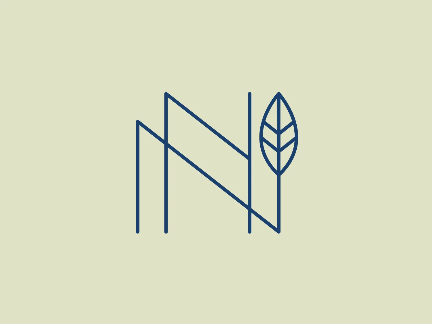 The Nürban logo features a stylized, minimalist design comprising a series of blue lines that form an abstract representation of a graph or a set of structures, with varying heights and widths, hinting at progression or growth. To the right, completing the image, there's a simple leaf with visible veins, suggesting a connection to nature or environmental friendliness. The leaf adds an organic touch to the geometric sharpness of the lines. The blue color used for the lines and the leaf is consistent and provides a professional, clean look. Considering the logo's color and style, a background that complements it without overpowering its simplicity would be appropriate.