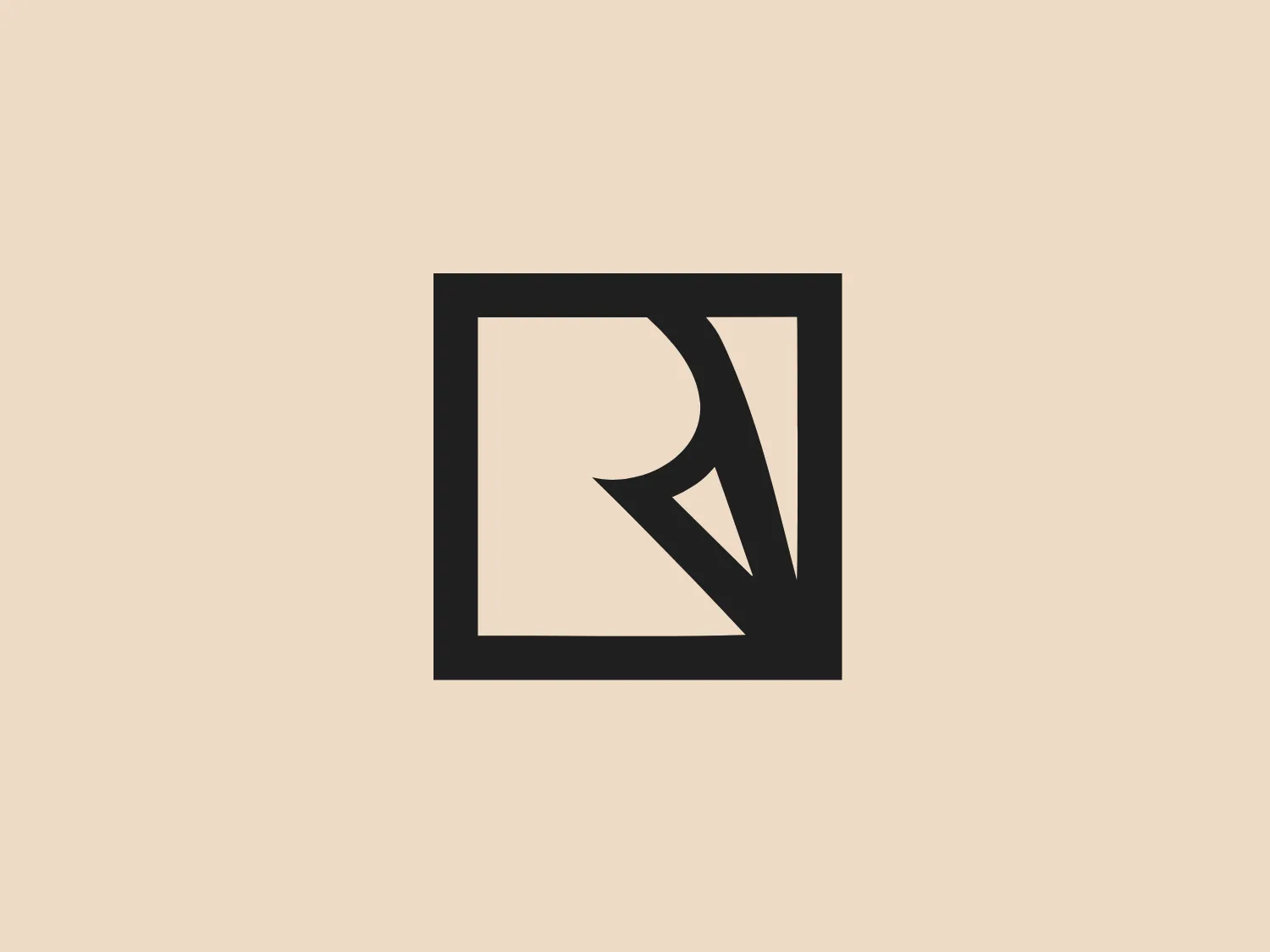 The Richmond Publishing logo showcases a bold magenta-colored letter "R" designed with modern and angular elements, housed in a square frame with rounded corners. The "R" includes a unique cut in the leg, creating a dynamic and forward-leaning appearance. This minimalist and geometric design exudes sleekness and contemporary style, while the strong contrast with a light background enhances its visibility and impact.