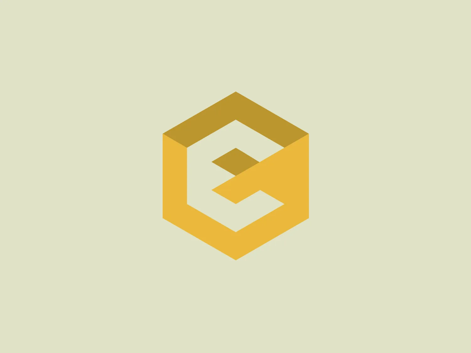 This logo features a stylized letter 'E' within a hexagon shape. The letter 'E' appears three-dimensional and is composed of interconnected diagonal bars, creating a dynamic and modern feel. The color of the logo is a bold gold, which gives it a sense of luxury and sophistication. The use of geometric shapes and the perspective of the 'E' give the ESL B-Block logo an abstract and contemporary aesthetic, making it stand out and easy to recognize. The hexagon frame adds stability and balance to the design.