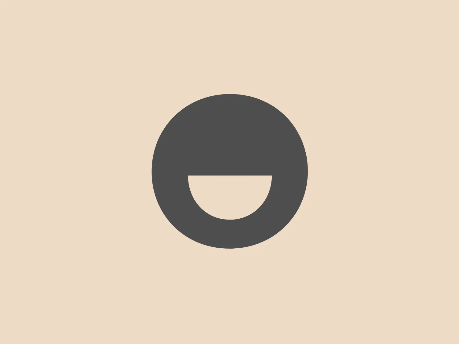 The logo for Orleans Homes is a simple and modern design featuring a solid green circle with a slightly darker green, curved line under its center, creating the impression of a stylized, abstract smiling face. The design exudes a minimalist, friendly, and approachable vibe while striking a balance of positive and negative space to maintain a clean appearance. The monochromatic color scheme adds to the sleek and contemporary feel of the logo.