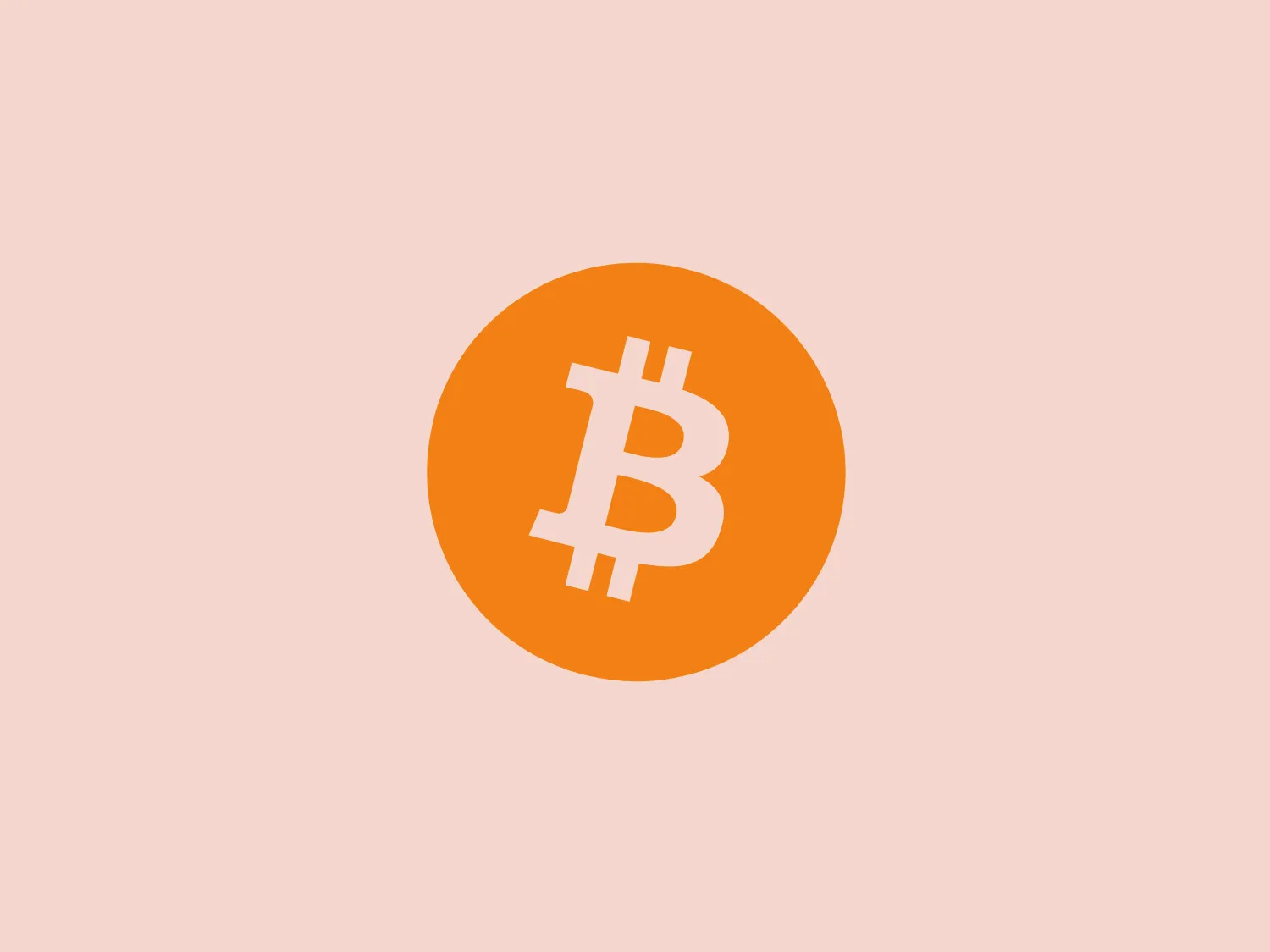 This image features the Bitcoin logo, which is comprised of a capital letter "B" with two vertical lines through it, resembling a dollar sign. The "B" is bold and in a modern sans-serif font. This symbol is centered inside a circle. The color of the "B" and the circle is a flat, bright orange, suggesting energy and innovation. The logo of Bitcoin has a simple and bold design, which is very clear and easy to recognize, representing digital currency in a way reminiscent of traditional currency symbols. It has a distinct, tech-oriented feel, often associated with cutting-edge and decentralized finance.
