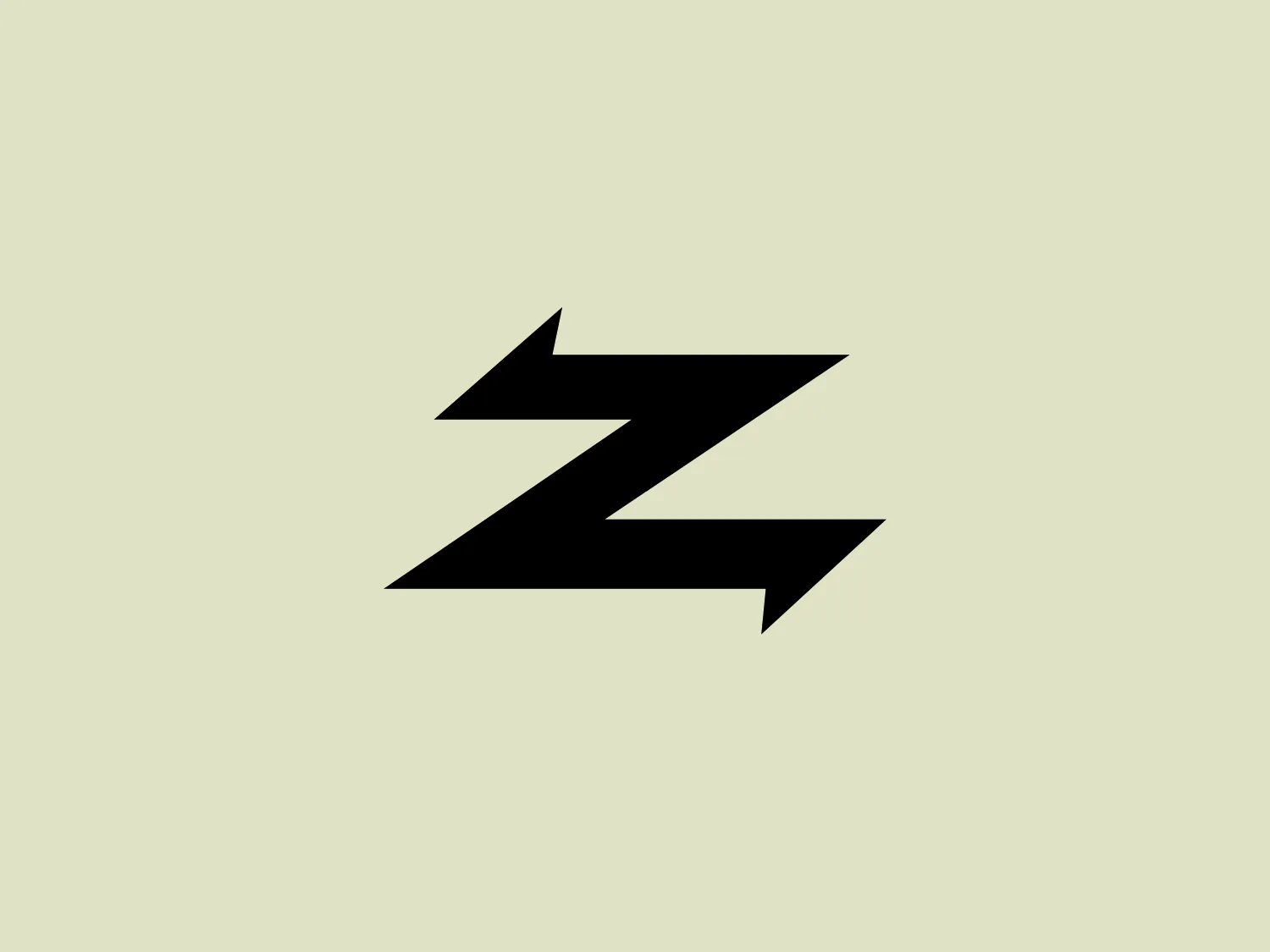 The logo for Zagato is an abstract and bold design consisting of geometric shapes that form a stylized letter "Z." Constructed with sharp angles and straight lines, it exudes a dynamic and modern look. The solid black color makes it versatile and easy to recognize against different backgrounds. The overlapping elements in the middle add depth and complexity to the simple color scheme. The pointed ends of the logo suggest speed and precision, aligning with the brand's attributes.