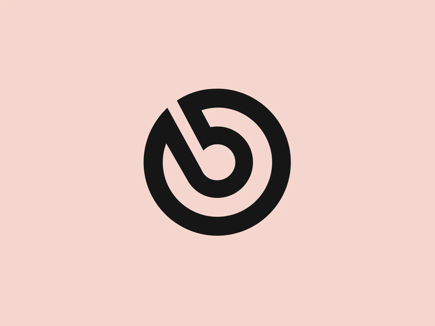 The Brembo logo features a bold, red circular design with a white negative space that creates an abstract combination of a swirl and the number 5. The mark is dynamic and modern, with a sense of motion and energy implied by the swirl. The use of red suggests excitement or passion, and the design is straightforward yet visually engaging. The color is striking and would stand out well against a neutral or understated background.
