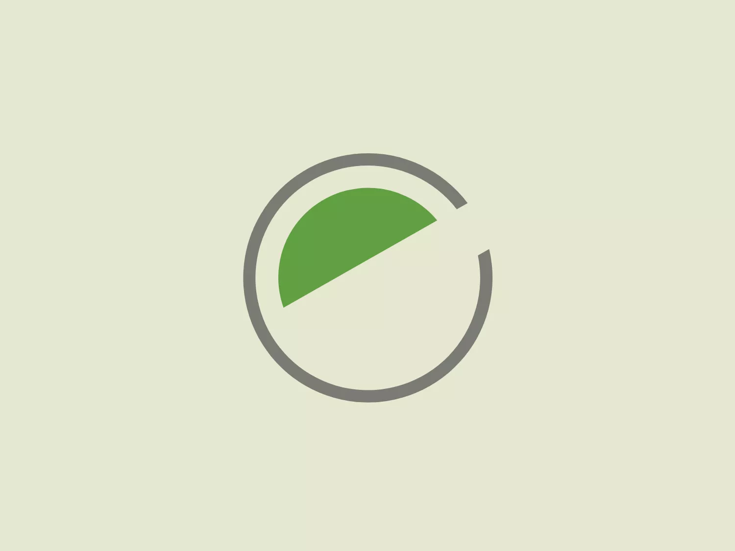 The Element Hotels logo features a simple, modern design with a green curved shape resembling a leaf or a partially filled gauge, set against a grey circular outline. The green shape slices through the circle, creating a dynamic look that suggests movement or progress. The colors are muted, with the green adding a pop of color against the grey, symbolizing growth or eco-friendliness. The overall aesthetic is clean, professional, and minimalistic, likely intended to convey efficiency and forward-thinking.