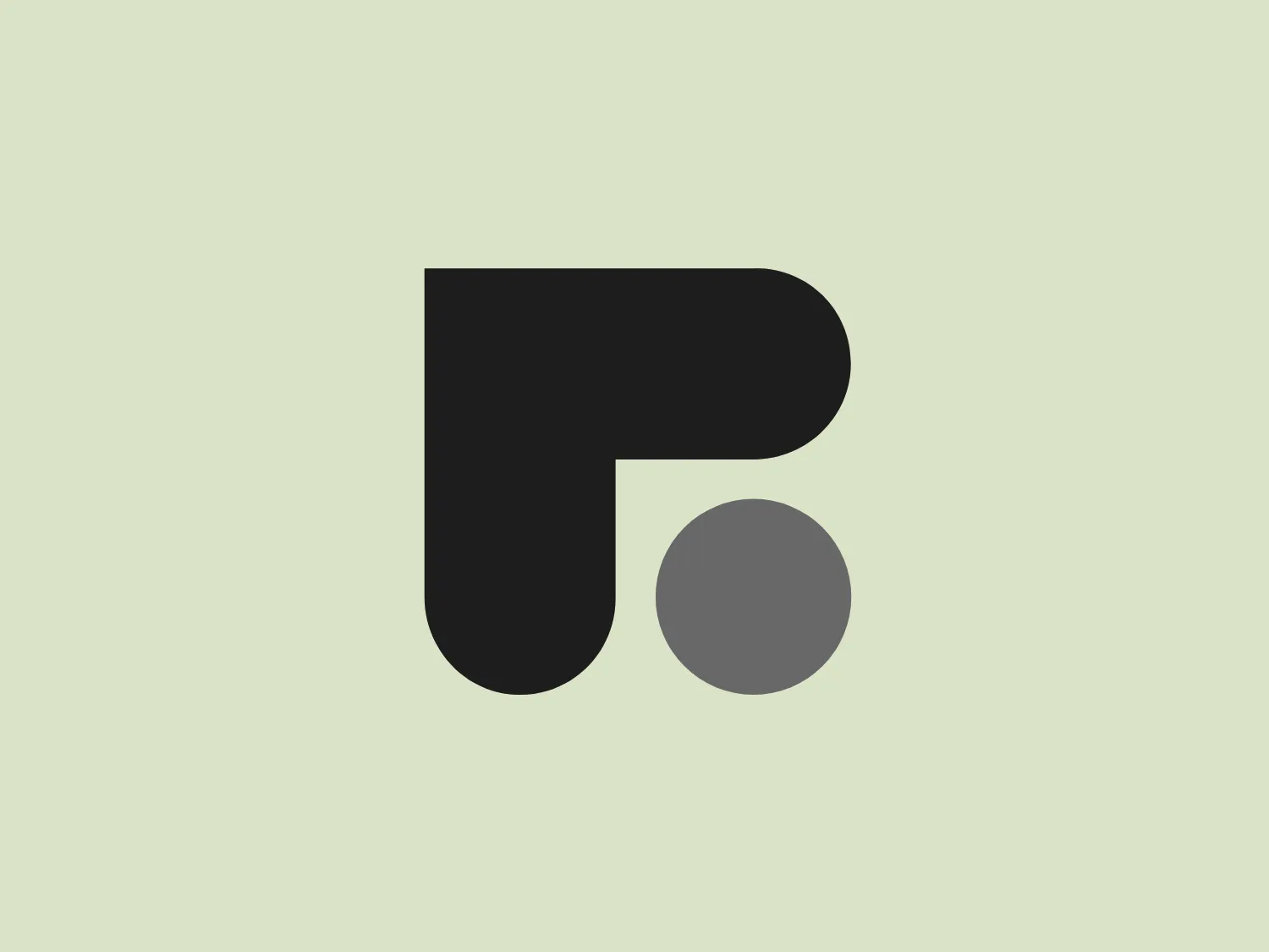 The logo for Freshly features a stylized lowercase 'f' in a bold, modern sans-serif font in dark teal or sea green. Below the 'f' and slightly to the right is a perfect circle dot in a much lighter shade of green, creating a minimalistic design with smooth curves and clean lines. The contrast in size and color between the character and the dot and the 'f' extending below the baseline suggests movement or grounding, creating a sense of balance and simplicity that is elegant and friendly.