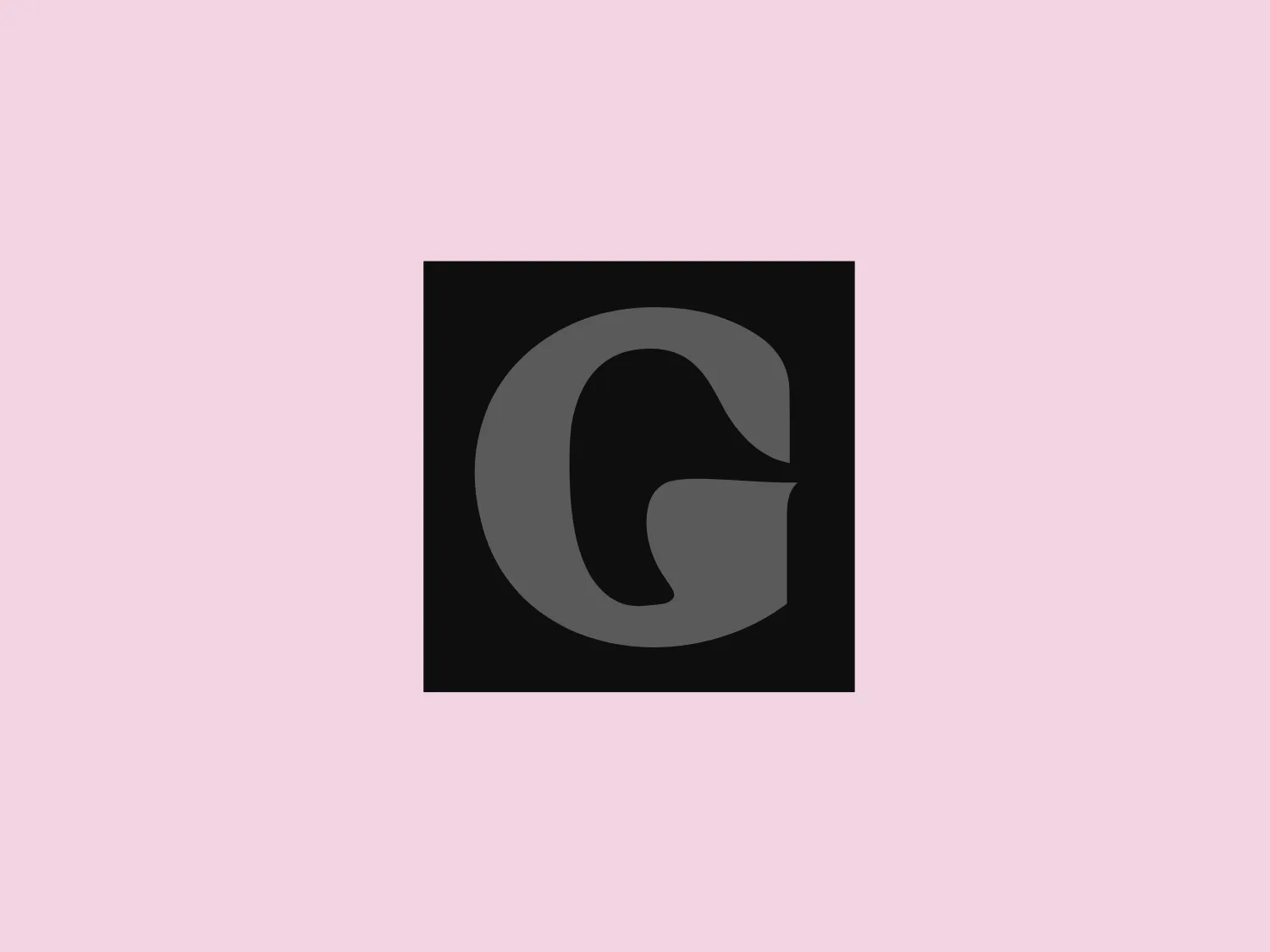 The Gressingham logo features a stylized letter "G" with a modern and bold aesthetic. The letter has a thick, sans-serif font design and is colored bright yellow, which stands out against a solid black square background. The "G" is created using negative space for its inner loop, giving the logo a dynamic and contemporary feel. It looks clean, highly readable, and would be easily recognizable at various sizes.