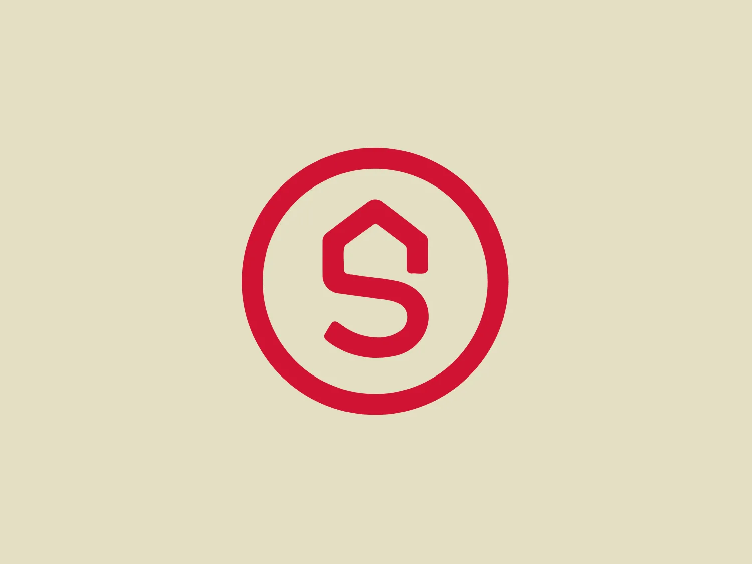 The Skaal logo features a bold, stylized letter "S" in a bright red color, with a soft, fluid curvature that suggests motion or dynamism. It is centrally placed within a white circle, which is bordered by a thin red ring, creating a strong contrast and making the "S" prominent. The design is simple yet striking, employing a minimalistic approach which allows for versatile use across various mediums. Overall, the logo conveys a sense of energy and modernity, with the circular enclosure suggesting inclusivity or protection.