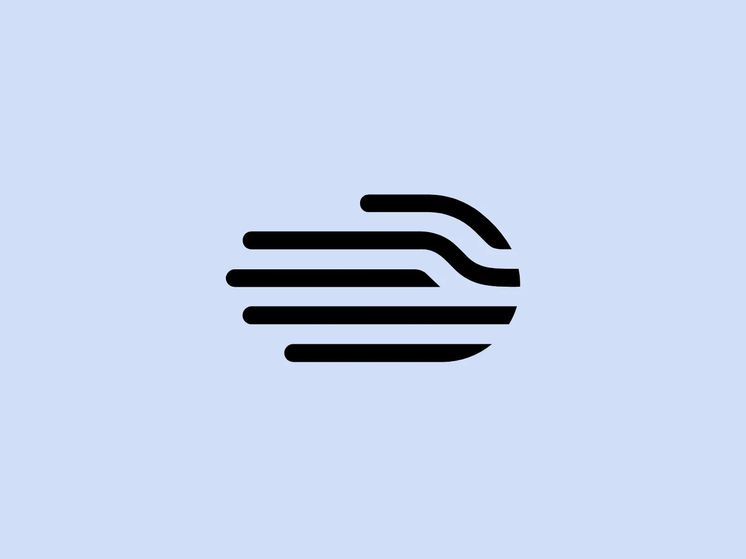 The Digital Reasoning logo comprises a stylized, abstract winged shape, representing speed and dynamism. It is composed of black horizontal lines of varying lengths and a curved line at the top, creating a compact and modern design with a sense of forward motion. The layered lines give the logo depth and a three-dimensional effect, maintaining a minimalist aesthetic with sharp contrasts and clean, flowing lines in line with contemporary design sensibilities.