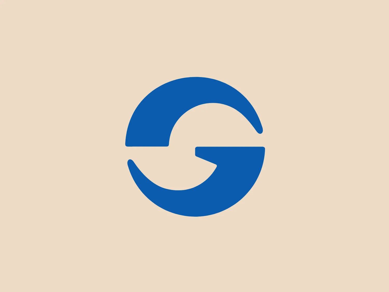 The logo presented for Gerling Group is a stylized, abstract design consisting of a bold blue color. It features a circle with a gap that creates the illusion of a letter "G" through negative space. The design is modern and simplistic with clean lines and smooth curves, which convey a sense of innovation and efficiency. The use of a single color emphasizes clarity and focus. Its circular shape suggests continuity and inclusivity.