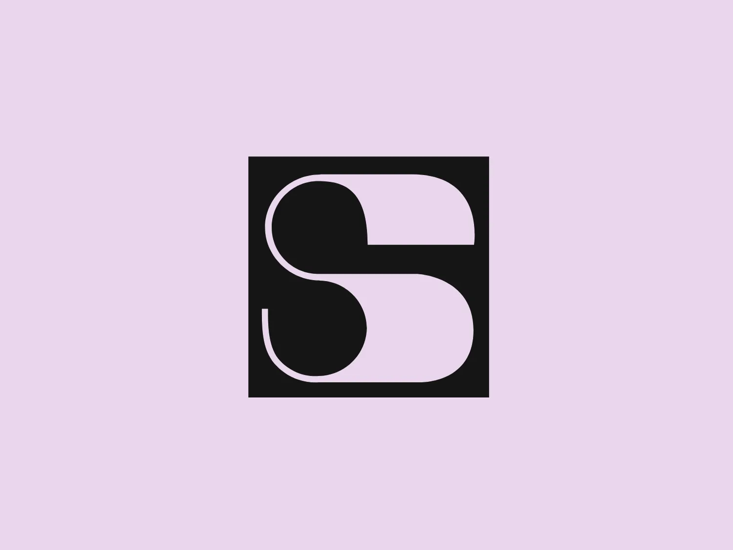 The logo for Silber Druck features a bold, red design with a stylized letter 'S' within a squared boundary. The white 'S' has a modern, flowing design with soft edges and clever use of negative space, creating a dynamic and contemporary appearance. The sleek and minimalist aesthetic emphasizes contrast between the red and white, while the negative space gives the 'S' a recognizable and vibrant, almost three-dimensional look.
