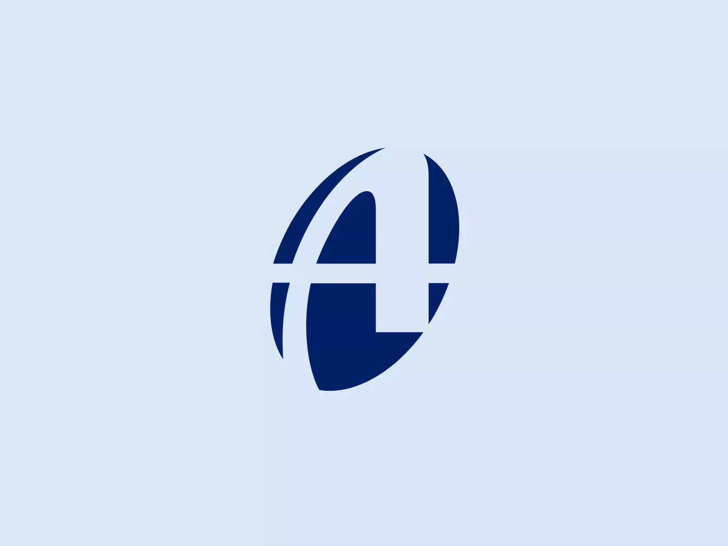 The Alexir logo is a stylized abstract mark composed of a series of dark blue shapes that create the illusion of a three-dimensional sphere with a letter 'E' visible in negative space. The design is modern and minimalist, using a strong monochromatic color scheme with varying shades and tints of blue to add depth and visual interest while maintaining simplicity. The use of negative space is clever and adds a dynamic element to the otherwise geometric design.
