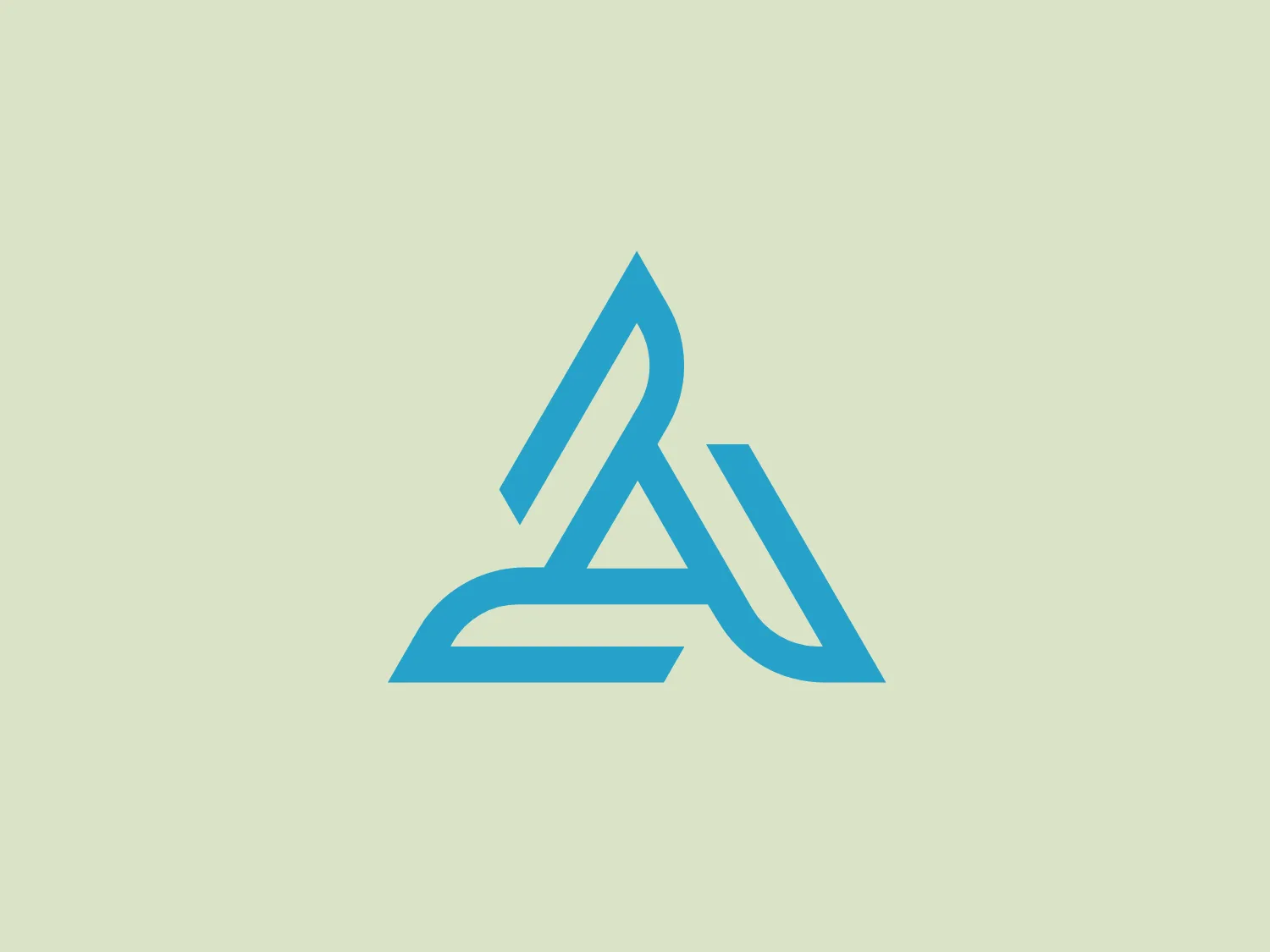 This logo features a stylized, geometric representation that appears to consist of interconnected elements forming a cohesive, abstract symbol. The primary shape looks like a combination of a triangle and loop, with lines that are both curved and angular, providing a sense of movement and stability. The design uses a shaded gradient of teal to light blue, adding depth and a modern, sleek feel to the appearance. The shapes are intertwined in a way that could suggest connectivity, flow, or a dynamic process for Airdata.