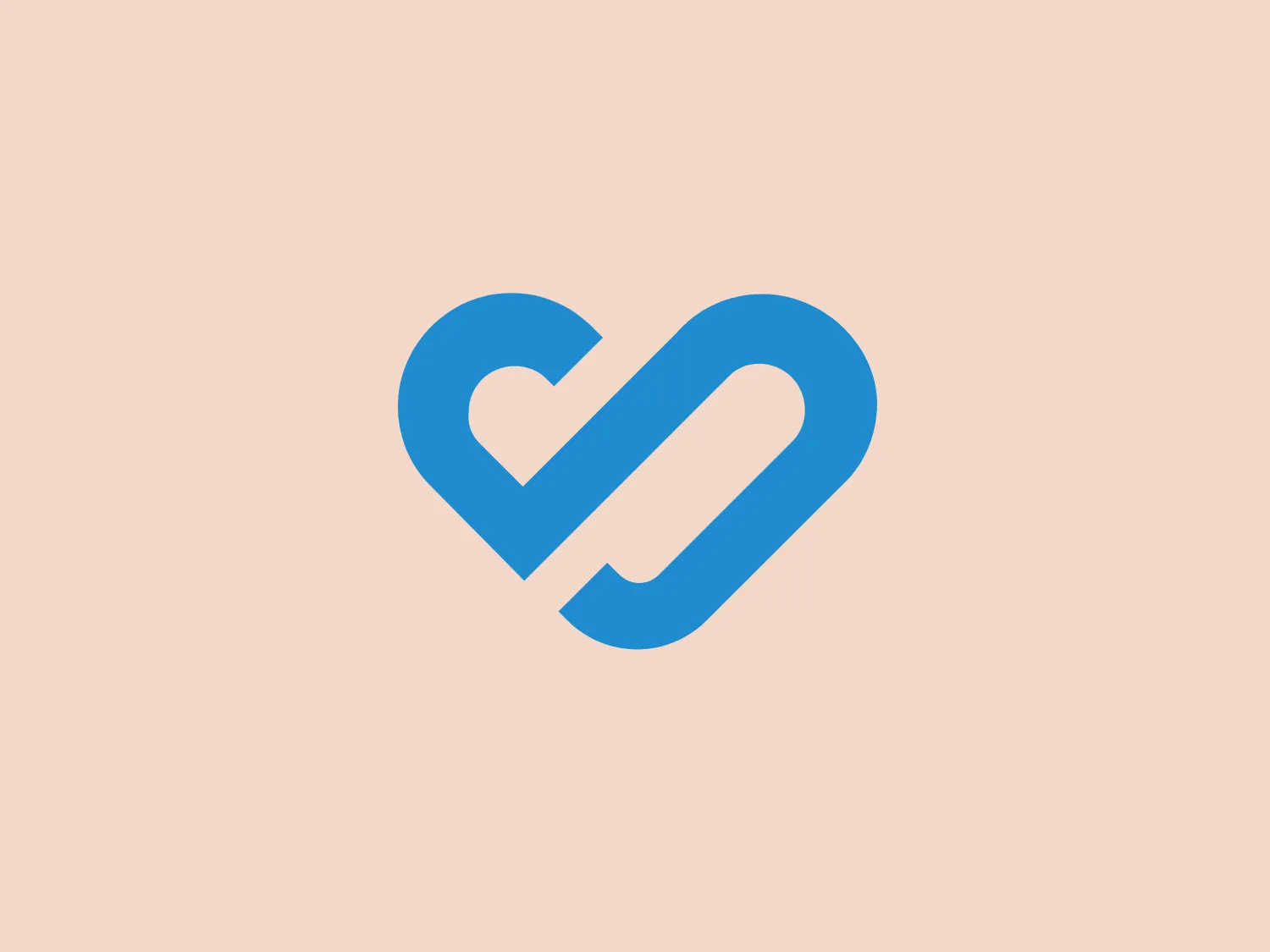 The Bynder logo features a sleek and modern design, with a stylized letter "V" intertwining with a heart shape to convey a sense of care or love. Executed in a vibrant shade of blue, the logo exudes a trustworthy and professional look. The clean, flat blue color adds to its modern aesthetic. The dynamic and fluid design created by the combination of the heart and "V" shape suggests possibly a health or wellness brand or a charitable organization with a compassionate mission. The overall feel is minimalistic yet impactful.