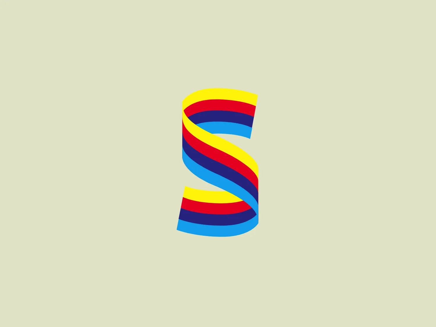 The Schmidt logo depicts a stylized letter "S" formed by bold, vibrant stripes that encase the shape, giving it a dynamic, three-dimensional appearance. The alternating colors of bright red, yellow, and shades of blue infuse the design with movement and energy. The modern and playful aesthetic includes a hint of retro in the color palette, creating a vivid and distinctive logo. The saturated colors and well-defined stripes convey precision and clarity.