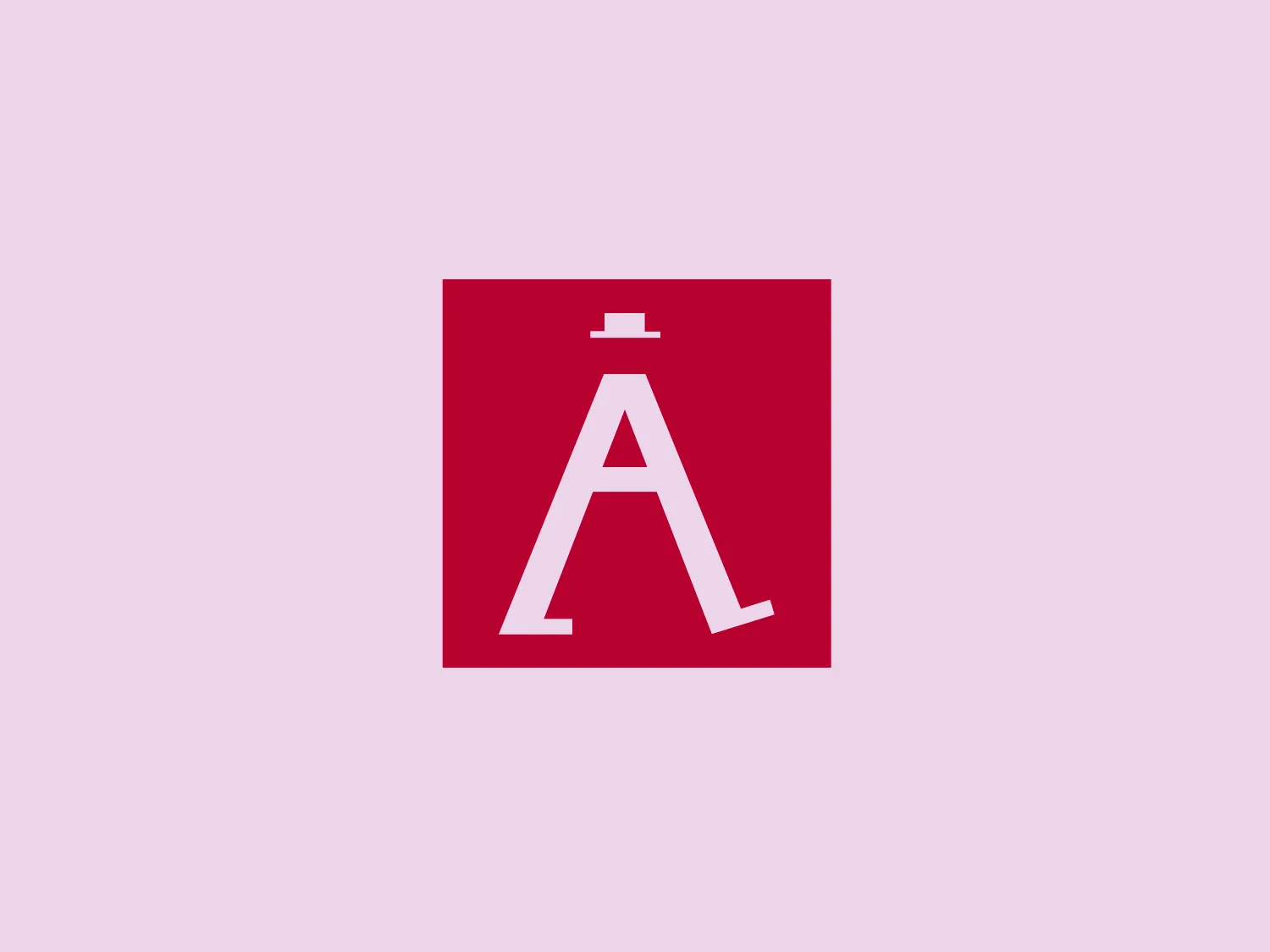 The Actiu logo features a stylized letter "A" with a T-square placed atop it, suggesting an association with architecture or design. It is monochromatic, with the "A" and the T-square depicted in white against a solid, vibrant red background. The design of the "A" includes two diagonal lines that create a dynamic sense of movement, while the horizontal bar is formed by the T-square, merging the elements of the letter and the tool. This creates a harmonious and minimalist aesthetic that puts a modern twist on the classic initial logo design. The sharp angles and clean lines convey precision and professionalism.