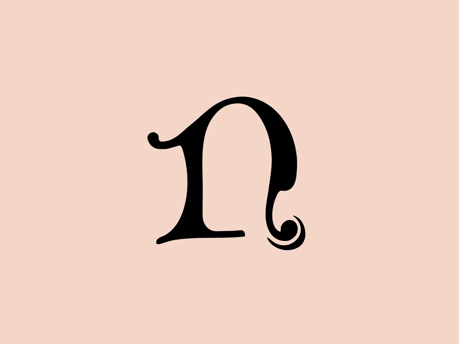 The logo for Nonesuch Records is a stylized black design featuring a single, fluid shape that combines elements of lettering and abstract form. The design is elegant and minimalistic, with a smooth curvature at the top that resembles an arch and transitions into a fine, spiral-like swirl towards the bottom right. The logo utilizes a bold and sleek line weight, contributing to its modern and sophisticated appearance, while its gently tapered ends provide a sense of motion and refinement.