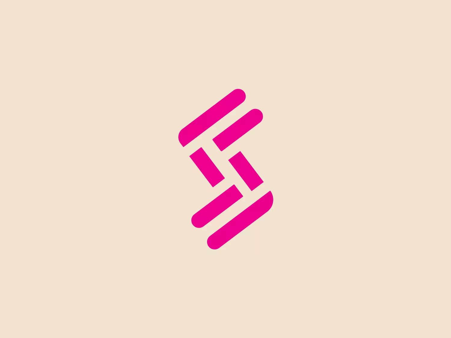 The Storylane logo consists of a stylized, abstract mark that resembles a dynamic, forward-moving chain of rectangles with interlocking parts, forming a cohesive pattern. It features bold magenta tones, exuding a vibrant and modern aura. The design aesthetic is minimalist and geometric, suggesting technology, connectivity, or a digital network. The interconnected elements could symbolize unity, strength, or adaptability, making it versatile for various corporate identities. The crisp edges and the use of negative space enhance its contemporary look.