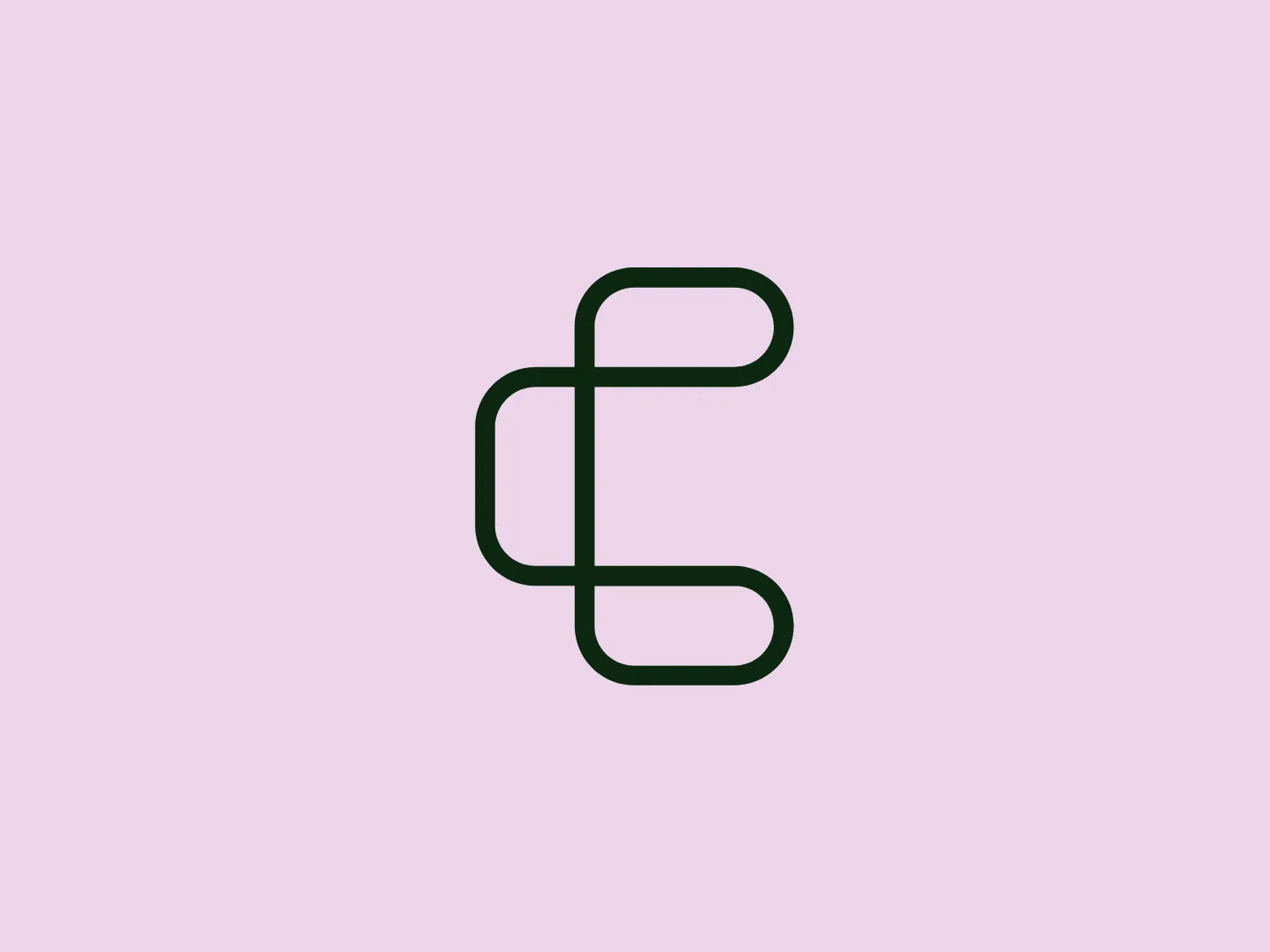 The Candidate Labs logo is composed of a stylized letter "E" made up of a series of interconnected geometric shapes. The design features smooth curves and rounded terminations that give it a modern and friendly feel, evoking the sense of a continuous loop or chain. The color of the logo is a deep green that suggests growth, vitality, or perhaps financial themes. The logo's lines are bold, and the design is symmetrical, providing balance and a sense of stability.
