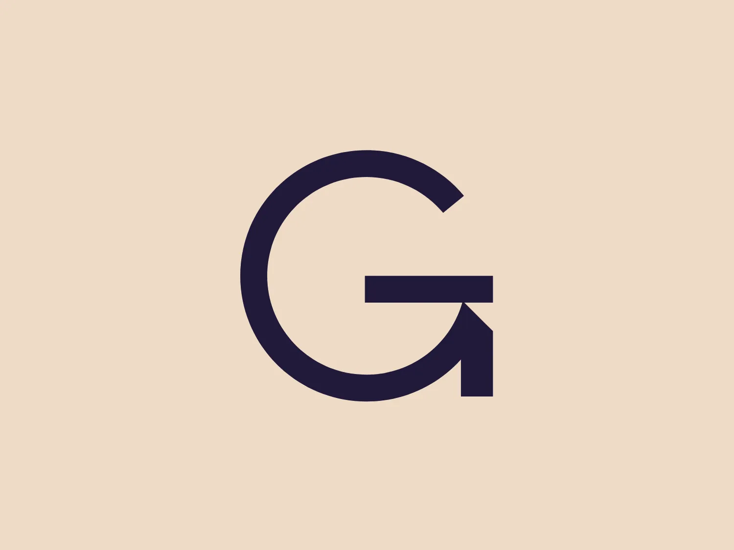 The Grayscale logo features a modern and minimalistic stylized letter "G," composed of geometric shapes with a solid, deep purple color that adds sophistication and professionalism. The clean lines and bold color make the design striking yet simple, suitable for technology companies, branding agencies, or modern corporations seeking an elegant visual identity.