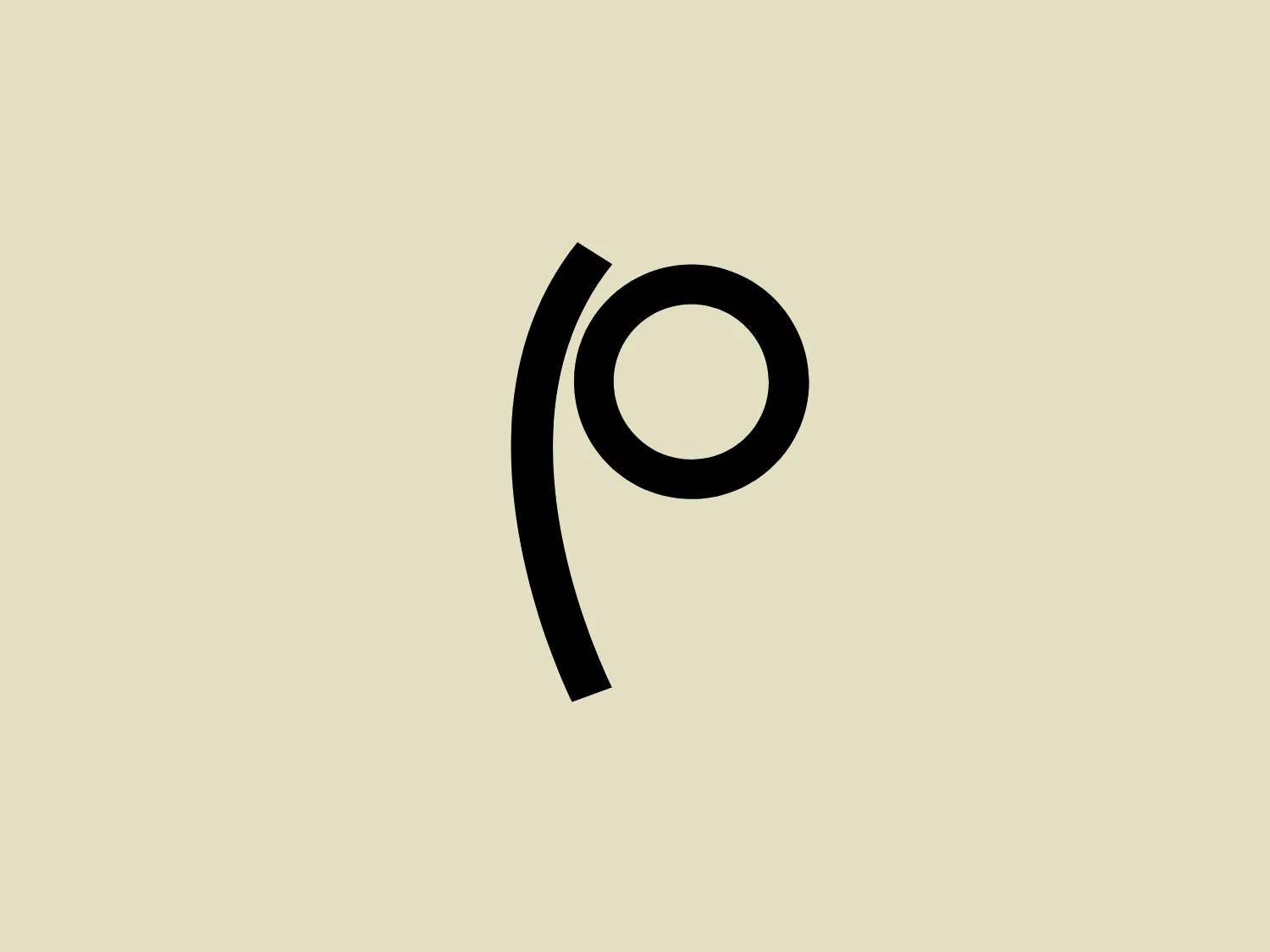 The Pinnacle Corporation logo showcases a sleek and modern interpretation of the letter 'P', utilizing bold black abstract shapes to create a minimalist design. The thick curve wraps around to form a perfect circle, with the lower part extending downward and slightly tapering. The clever use of negative space enhances the visual impact, resulting in a design that exudes strength and elegance.